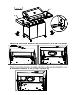 Предварительный просмотр 13 страницы Barbeques Galore KYQ-G41S-G Assembly And Operation Instructions Manual