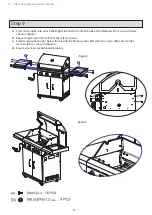 Предварительный просмотр 13 страницы Barbeques Galore MALIBU Assembly & Instruction Manual