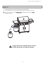 Предварительный просмотр 16 страницы Barbeques Galore MALIBU Assembly & Instruction Manual