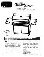 Barbeques Galore Turbo select G5STR Owner'S Manual preview