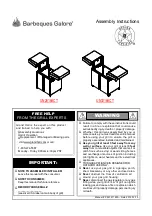 Предварительный просмотр 1 страницы Barbeques Galore UN2616ACT Assembly Instructions Manual