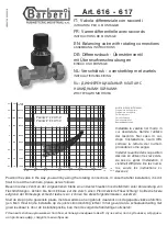 BARBERI 616015000 Assembling Instructions предпросмотр