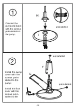 Предварительный просмотр 10 страницы Barberpub 6154-8714 Manual