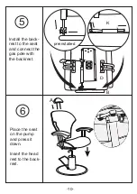 Предварительный просмотр 12 страницы Barberpub 6154-8714 Manual