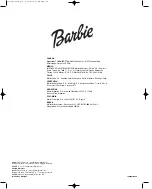 Preview for 12 page of Barbie 72668 Instruction Sheet