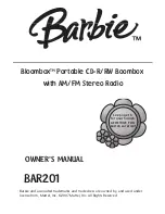 Barbie Bloombox BAR201 Owner'S Manual preview