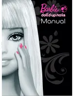 Preview for 1 page of Barbie Doll'd up nails Manual