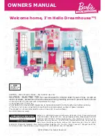 Barbie Hello Dreamhouse Owner'S Manual preview