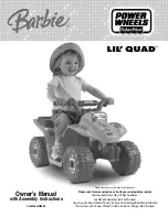 Barbie LIL' QUAD N2892 Owner'S Manual With Assembly Instructions preview