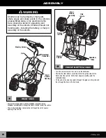 Предварительный просмотр 8 страницы Barbie LIL' QUAD N2892 Owner'S Manual With Assembly Instructions