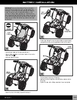 Предварительный просмотр 11 страницы Barbie LIL' QUAD N2892 Owner'S Manual With Assembly Instructions