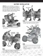 Preview for 15 page of Barbie POWER WHEELS P5066 Owner'S Manual & Assembly Instructions