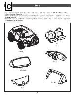 Preview for 4 page of Barbie Volkswagen DUNE NEW BEETLE H0150 Owner'S Manual & Assembly Instructions