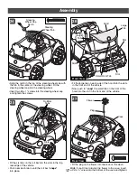 Preview for 17 page of Barbie Volkswagen DUNE NEW BEETLE H0150 Owner'S Manual & Assembly Instructions