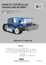 Barbieri TracMow 70 E POWER Operator'S Manual предпросмотр