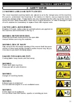 Предварительный просмотр 12 страницы Barbieri TracMow 95 EVO Operator'S Manual