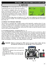 Preview for 24 page of Barbieri TracMow 95 EVO Operator'S Manual