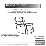 Предварительный просмотр 1 страницы BARCALOUNGER 828B-7852-79 Assembly And Care Instructions