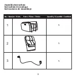 Предварительный просмотр 3 страницы BARCALOUNGER 828B-7852-79 Assembly And Care Instructions