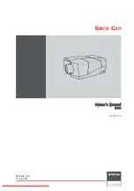 BARCO ICON H600 Owner'S Manual preview