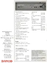 Preview for 18 page of Barco 800 Series Service Manual