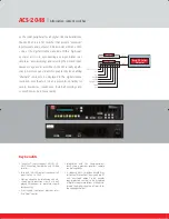 Предварительный просмотр 10 страницы Barco ACS-2048 Brochure