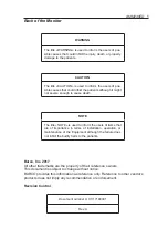 Предварительный просмотр 2 страницы Barco AMM240ED Operation Manual