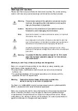 Предварительный просмотр 5 страницы Barco AMM240ED Operation Manual