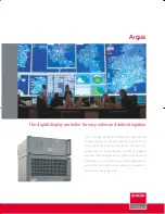 Предварительный просмотр 1 страницы Barco Argus Information