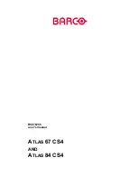 Предварительный просмотр 1 страницы Barco ATLAS 67 CS4 User Manual