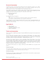 Предварительный просмотр 2 страницы Barco BA132 Datasheet