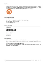 Предварительный просмотр 16 страницы Barco Balder Installation Manual