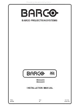 Preview for 2 page of Barco BarcoData 1209S Installation Manual