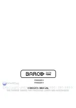 Предварительный просмотр 2 страницы Barco BarcoData 1209S Owner'S Manual