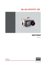 Preview for 1 page of Barco BarcoiQ GRAPHICS 500 Owner'S Manual