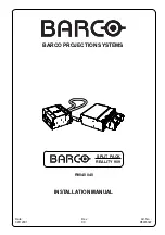 Предварительный просмотр 3 страницы Barco BarcoReality 909 Split Pack R9040040 Instruction Manual