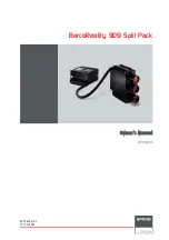 Barco BarcoReality 909 Split Pack R9040040 Owner'S Manual preview