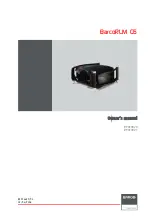 Предварительный просмотр 1 страницы Barco BarcoRLM G5 Owner'S Manual