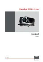 Предварительный просмотр 1 страницы Barco BarcoSLM G10 Performer Owner'S Manual