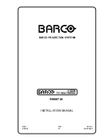 Preview for 1 page of Barco BarcoVision R9000740 Installation Manual