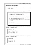 Preview for 20 page of Barco BarcoVision R9000740 Installation Manual