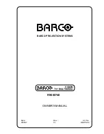 Предварительный просмотр 1 страницы Barco BarcoVision R9000740701 Owner'S Manual