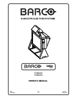 Preview for 3 page of Barco Baron 908 R9040060 Owner'S Manual