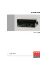 Preview for 1 page of Barco BlendPRO-II User Manual