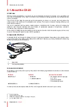 Предварительный просмотр 18 страницы Barco C 3010S User Manual