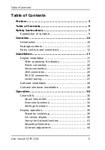 Preview for 5 page of Barco CCFD 2320 Installation & User Manual