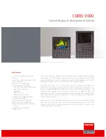 Preview for 1 page of Barco CDMS-3000 Specifications