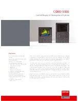 Barco CDMS-3000 Specifications предпросмотр