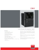 Предварительный просмотр 1 страницы Barco CDMS Specifications