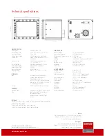 Preview for 2 page of Barco CHDD–254 Specifications